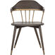 Demi Distressed Brown Dining Armchair